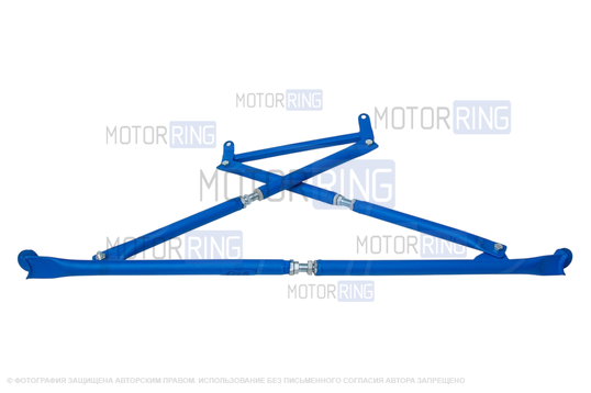 Усилитель задних стоек Х-образный GTS регулируемый для ВАЗ 2111-2112, Лада Приора_1