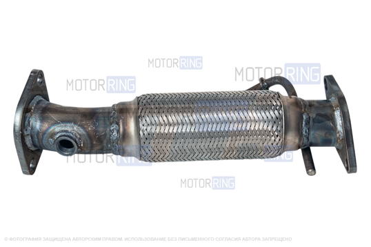 Труба приемная GTS с виброкомпенсатором для Kia Rio 4, Hyundai Solaris 2, Creta_1