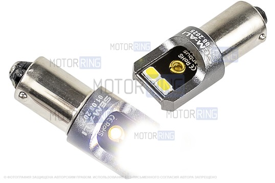 Светодиодные лампы габаритов SEM-ALI BA9S (2w) с обманкой_1