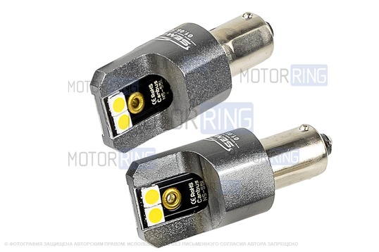 Светодиодные лампы габаритов SEM-ALI BA9S (5w) с обманкой