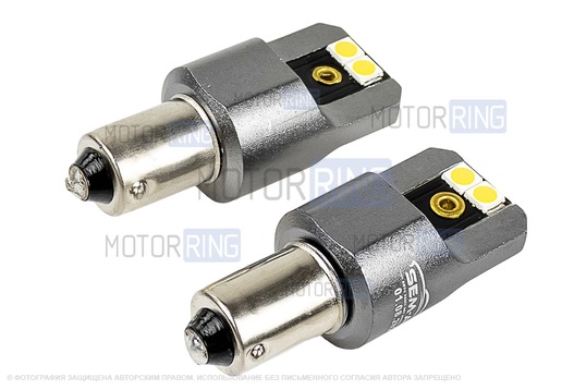 Светодиодные лампы габаритов SEM-ALI BA9S (5w) с обманкой