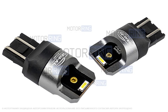 Светодиодные лампы ДХО SEM-ALI 7443 (10w) с обманкой для Лада Веста, Гранта, Renault