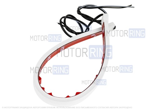 Гибкая светодиодная лента ДХО Sal-Man белая 30см универсальная_1