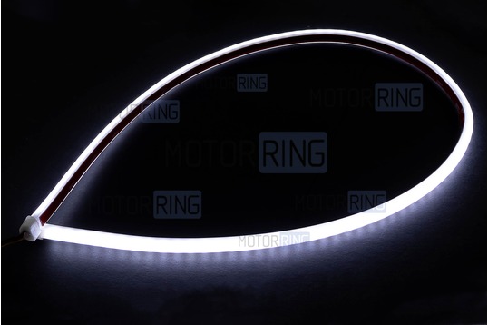 Гибкая круговая светодиодная лента ДХО Sal-Man 60см бело-желтая с повторителем поворотника универсальная