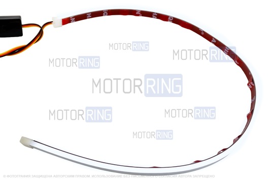 Гибкая светодиодная лента ДХО Sal-Man 60см бело-желтая с плавным розжигом и повторителем поворотника универсальная