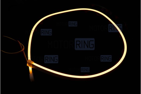 Гибкая светодиодная лента ДХО Sal-Man 60см бело-желтая с плавным розжигом и повторителем поворотника универсальная