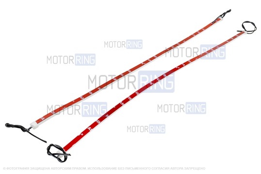 Гибкие светодиодные ленты ДХО Sal-Man 2шт белые 60см универсальные