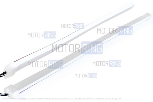 Гибкие светодиодные ленты ДХО Sal-Man (2шт) белые 30см универсальные