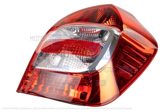 Корпус фонаря заднего правого с рассеивателем ДААЗ для Лада Калина 2, Гранта FL универсал