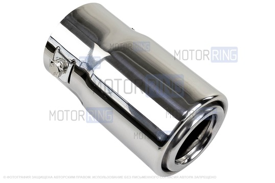 Круглая насадка глушителя Sal-Man HJ-429 d63мм из нержавеющей стали