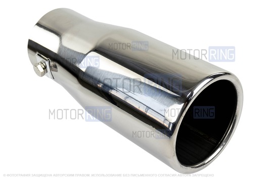 Круглая насадка глушителя Sal-Man HJ-610 d70мм из нержавеющей стали