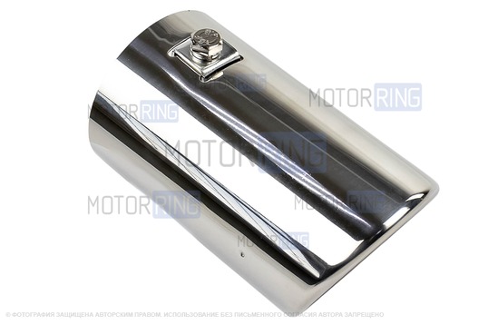 Круглая насадка глушителя Sal-Man HJ-613 d63мм из нержавеющей стали