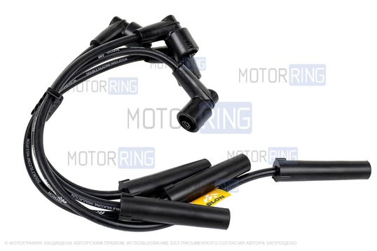 Жгут высоковольтных проводов SLON для инжекторных ВАЗ 2101-2107, Лада Нива 4х4, Нива Легенд, Нива Тревел, Шевроле Нива