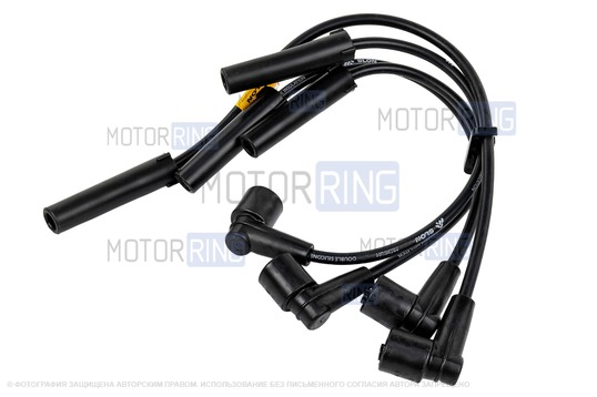 Жгут высоковольтных проводов SLON для инжекторных ВАЗ 2101-2107, Лада Нива 4х4, Нива Легенд, Нива Тревел, Шевроле Нива