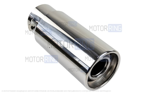 Круглая насадка глушителя Sal-Man Sal-Man HJ-609 d63мм из нержавеющей стали