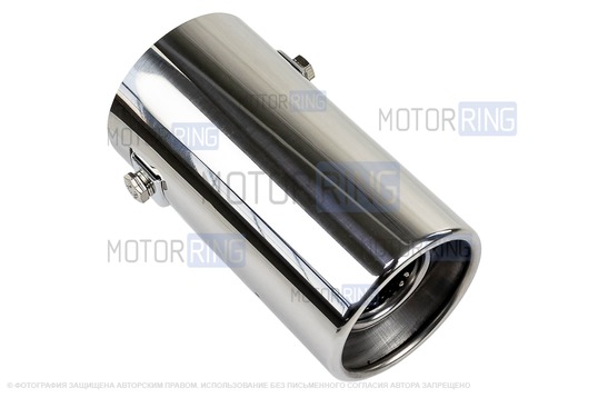 Круглая насадка глушителя Sal-Man HJ-6051 d63мм из нержавеющей стали