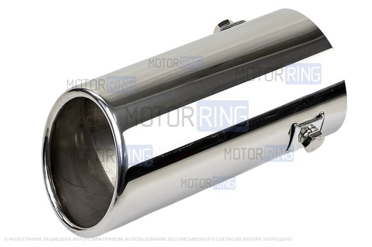 Круглая насадка глушителя Sal-Man HJ-6021 d63мм из нержавеющей стали