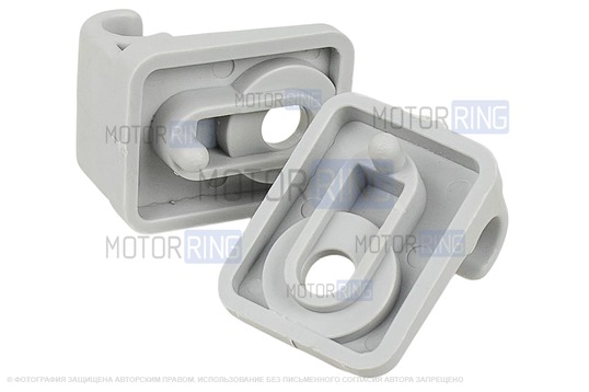 Держатели солнцезащитных козырьков серые 2шт для Лада Веста, Веста NG