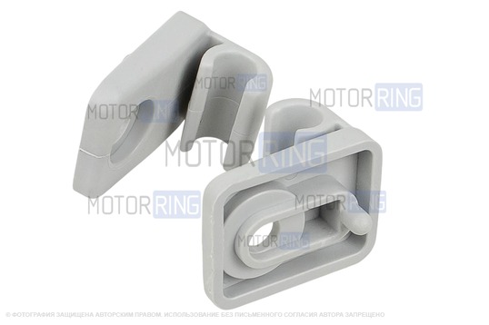 Держатели солнцезащитных козырьков серые 2шт для Лада Веста, Веста NG