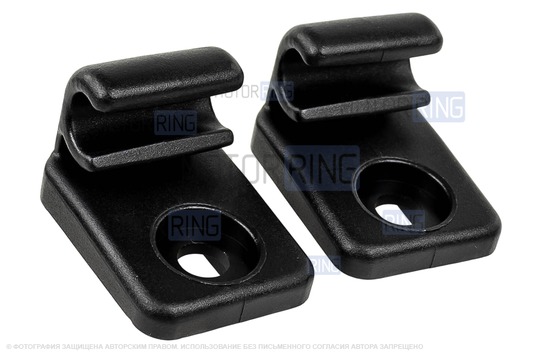 Держатели солнцезащитных козырьков черные 2шт для Лада Веста, Веста NG