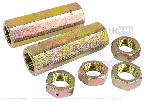 Рулевые сгоны (скрутки) GTS цельные 70мм для ВАЗ 2101-2107 _1