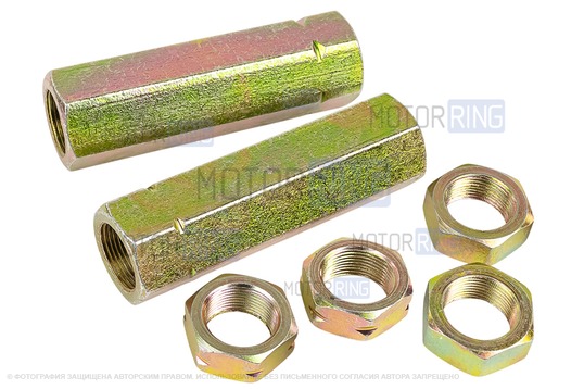 Рулевые сгоны (скрутки) GTS цельные 77мм для ВАЗ 2101-2107 _1