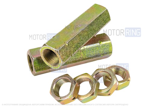 Рулевые сгоны (скрутки) GTS цельные 77мм для ВАЗ 2101-2107 