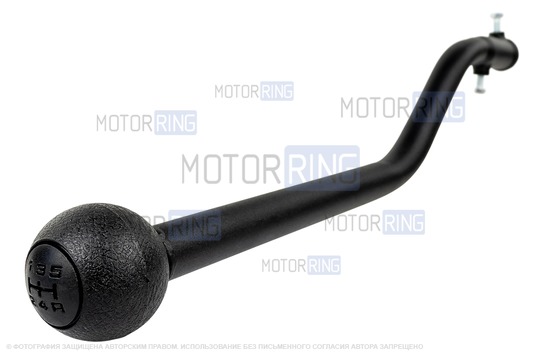 Ручка КПП удлиненная GTS КОМФОРТ с виброгасителем для ВАЗ 2101-2107, Лада 4х4 (Нива)_1