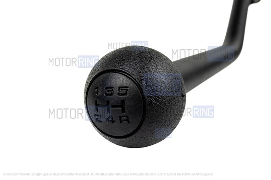 Ручка КПП удлиненная GTS КОМФОРТ с виброгасителем для ВАЗ 2101-2107, Лада 4х4 (Нива)