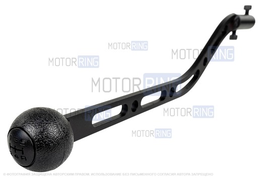 Ручка КПП GTS удлиненная с овальными отверстиями для ВАЗ 2101-2107, Лада 4х4 (Нива)_1