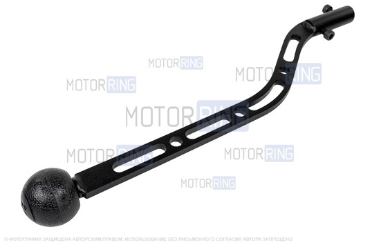 Ручка КПП GTS удлиненная с овальными отверстиями для ВАЗ 2101-2107, Лада 4х4 (Нива)