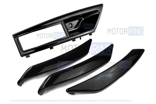 Комплект внутренних накладок ручек дверей (подлокотников) для Лада Веста_1