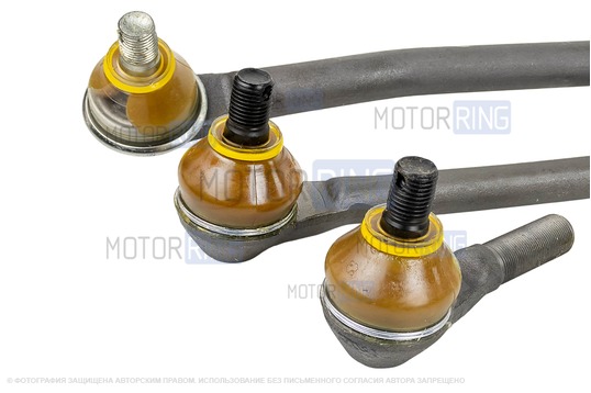 Комплект тяг рулевой трапеции ТРЕК Чемпион с крепежом и скруткой для ВАЗ 2101-2107