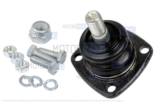 Палец шаровой верхний ТРЕК Чемпион с крепежом для ВАЗ 2101-2107, Лада 4х4 (Нива) 1977-2009 г.в._1