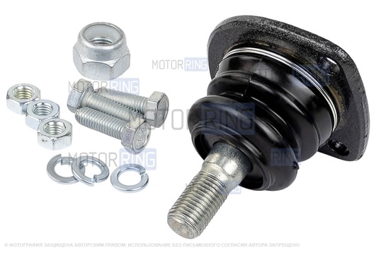 Палец шаровой верхний ТРЕК Чемпион с крепежом для ВАЗ 2101-2107, Лада 4х4 (Нива) 1977-2009 г.в.