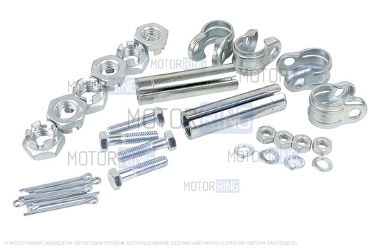 Тяги рулевой трапеции ТРЕК Чемпион S10 со скруткой и крепежом для Лада 4х4 с 2009 г.в., Нива Легенд с ГУР