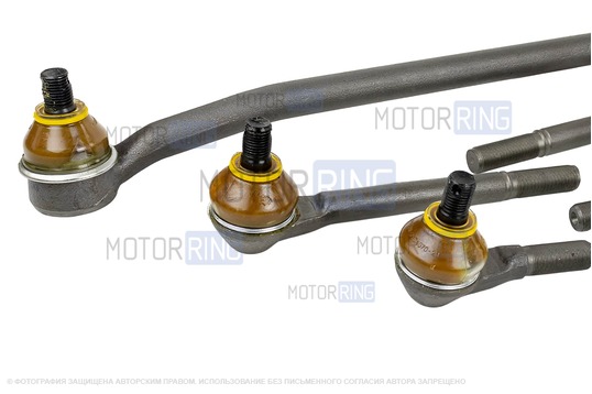 Тяги рулевой трапеции ТРЕК Чемпион S10 со скруткой и крепежом для Лада 4х4 с 2009 г.в., Нива Легенд с ГУР
