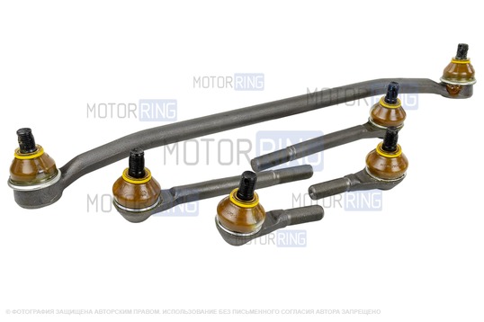 Тяги рулевой трапеции ТРЕК Чемпион S10 со скруткой и крепежом для Лада 4х4 с 2009 г.в., Нива Легенд с ГУР