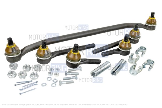 Комплект тяг рулевой трапеции Трек Классика для Лада 4х4 с 2009 г.в., Нива Легенд с ГУР_1