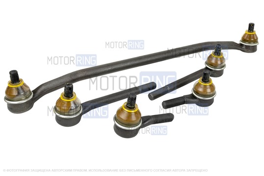 Комплект тяг рулевой трапеции Трек Классика для Лада 4х4 с 2009 г.в., Нива Легенд с ГУР