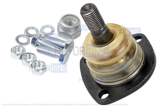 Нижний палец шаровой передней подвески ТРЕК Классика с крепежом для ВАЗ 2101-2107, Лада 4х4 (Нива) 1977-2002 г.в._1