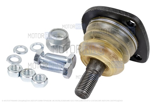 Нижний палец шаровой передней подвески ТРЕК Классика с крепежом для ВАЗ 2101-2107, Лада 4х4 (Нива) 1977-2002 г.в.