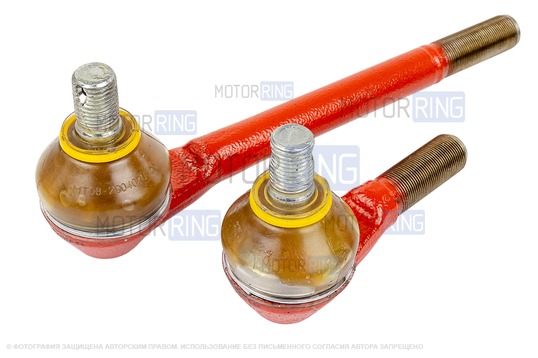 Комплект наконечников правой рулевой тяги Трек TRS с крепежом и скруткой для Лада 4х4 с 2009 г.в., Нива Легенд, Нива Тревел, Шевроле Нива