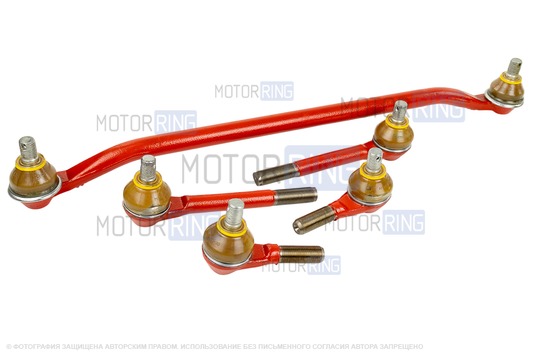 Комплект тяг рулевой трапеции TRS Sport Трек для Лада Надежда, 4х4 (Нива) до 2009 г.в. без ГУР