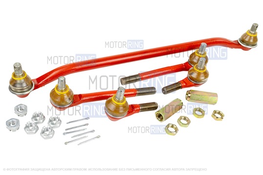 Комплект тяг рулевой трапеции TRS Sport Трек для для Лада 4х4 с 2009 г.в., Нива Легенд с ГУР_1
