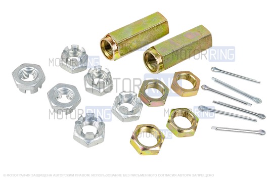 Комплект тяг рулевой трапеции со скруткой и крепежом TRS Sport Трек для Шевроле Нива, Лада Нива Тревел