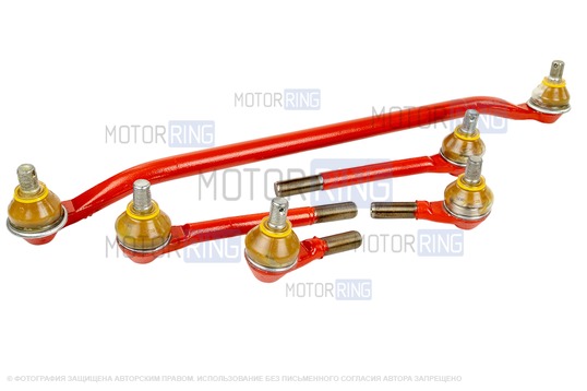 Комплект тяг рулевой трапеции со скруткой и крепежом TRS Sport Трек для Шевроле Нива, Лада Нива Тревел