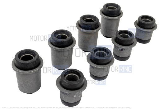 Комплект сайлентблоков рычагов Трек d16 для Лада Надежда, 4х4 (Нива), Шевроле Нива до 2009 г.в._1