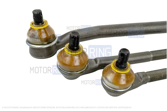 Комплект тяг рулевой трапеции Трек Чемпион S10 с крепежом для Лада Надежда, 4х4 (Нива) до 2009 г.в. без ГУР