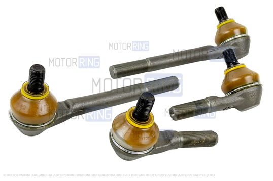 Комплект тяг рулевой трапеции Трек Чемпион S10 с крепежом для Лада Надежда, 4х4 (Нива) до 2009 г.в. без ГУР